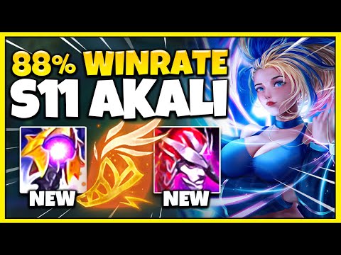 ABUSE THIS BEFORE IT'S NERFED! New *ZERO COUNTER* Season 11 Akali Build [COPY IT]- League of Legends