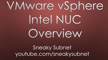 Full-blown VMware vSphere Home Lab on Intel NUC. Overview