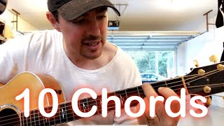 10 chords beginner guitar players should learn first | matt mccoy