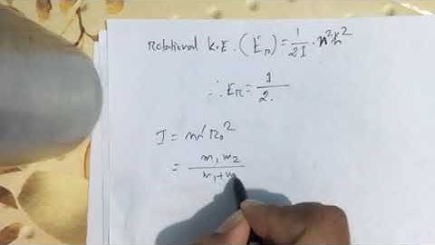 Diatomic molecule as rigid rotator 3