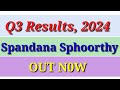 Spandana sphoorthy q3 results 2024  spandana sphoorthy share q3 results spandana sphoorthy share