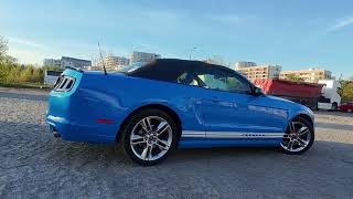 Ford Mustang cabrio v6 2013 s197 Grabber blue 