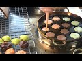 Different flavors of Thailand Style Pandan Pancakes - Taiwanese Street Food 泰國傳統點心 香蘭葉雞蛋糕