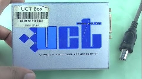 How to install UCT box in Windows 7