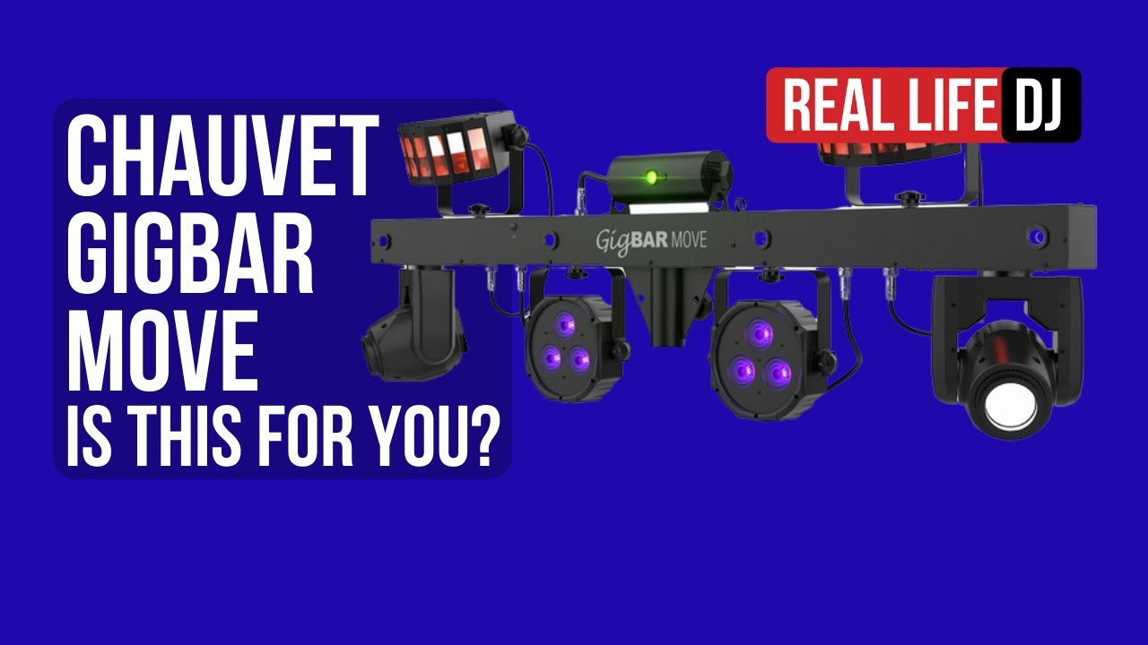 Chauvet DJ Gigbar Move Mobile DJ Lighting Fixture | Real Life DJ