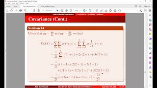 Covariance and Correlation Coefficient With Solved Examples & Exercise || Tutorial 4 (F)