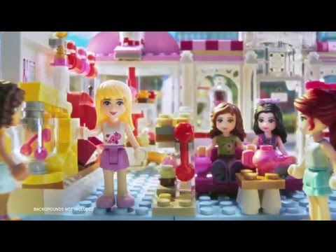 Lego Friends - Heartlake Supermarket - 41118 & Cupcake Cafe - 41119