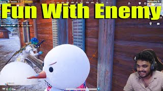 Tricking Enemy Using Snow Blaster Gun - Fun With Enemy Using New Tricks On Pubg Mobile 2.9 #pubgm