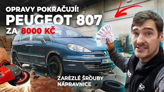 Nejlevnější Peugeot 807 v EU za 8000Kč a zase trable s korozí. Jak si poradím tentokrát???