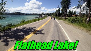 Motorcycle adventure | Salmon to Kalispell | Flathead Lake