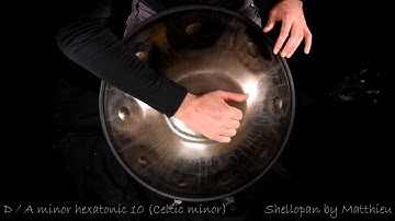 Handpan - D/A minor hexatonic 10 (Celtic minor) - Shellopan by Matthieu