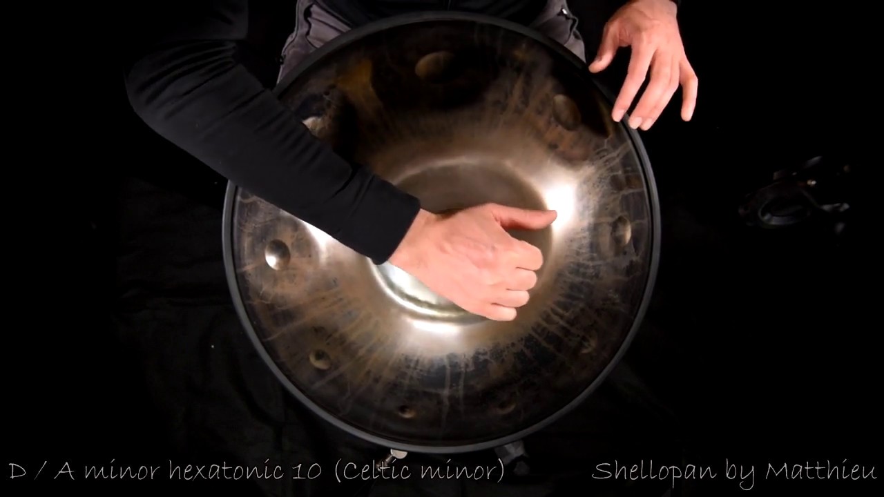 Handpan - D/A minor hexatonic 10 (Celtic minor) - Shellopan by Matthieu