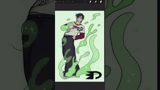 danny phantom art process 👻 #art #cuteart #digitalart