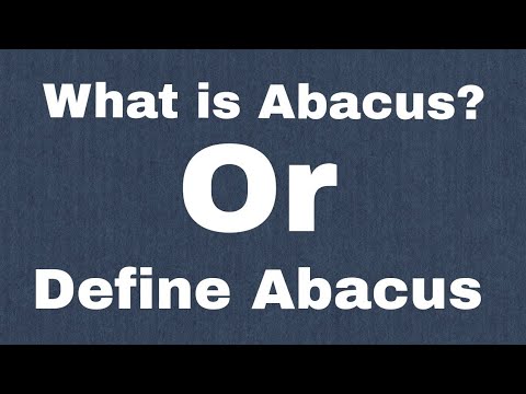 Video: What Is Abacus