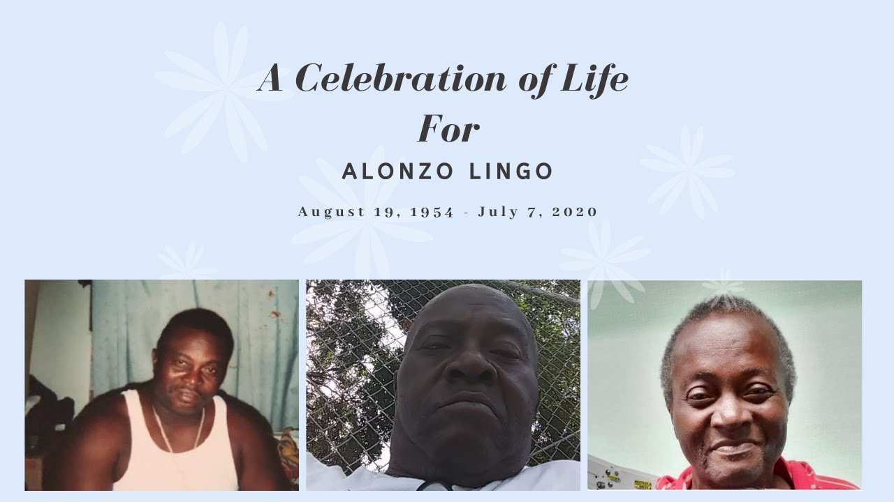 Alonzo Lingo Funeral Service YouTube