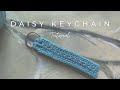 Crochet Daisy Keychain Tutorial