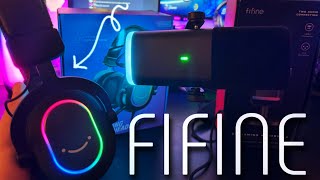 🔥Обзор Микрофона Fifine Am8 + Bm88! Крутые Игровые Наушники H6! Лучший Набор Девайсов От Fifine!