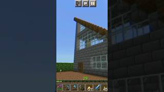 МОЙ САМЫЙ НЕОБЫЧНЫЙ ДОМ НА МОЁМ ОСТРОВЕ В МАЙНКРАФТ ПЕ #shorts #minecraft