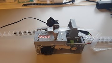 3D printed SMD component feeder test