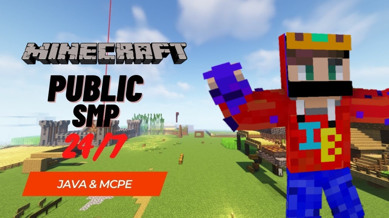 Minecraft Live Public SMP Hindi | Java + MCPE/Bedrock Edition | Cracked ...