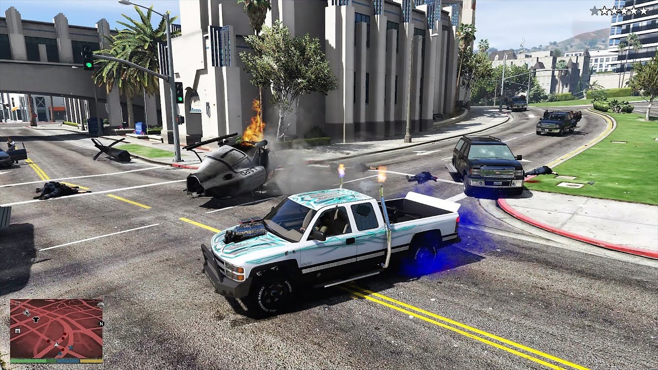 GTA 5 - BEST CAR + POLICE CHASE (YOSEMITE 1500) - YouTube