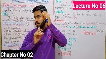 Data Organization And Data Analysis Class 9 In Urdu | Ch# 02 | Lec# 06, Solving A Biological Problem