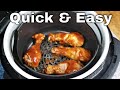 Ninja Foodi BBQ Chicken Legs From Frozen to Plate