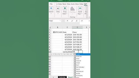 FORECAST STOCKS CRYPTOS PRICE IN EXCEL #exceltutorial #excel #shortvideo #exceltips #exceltricks