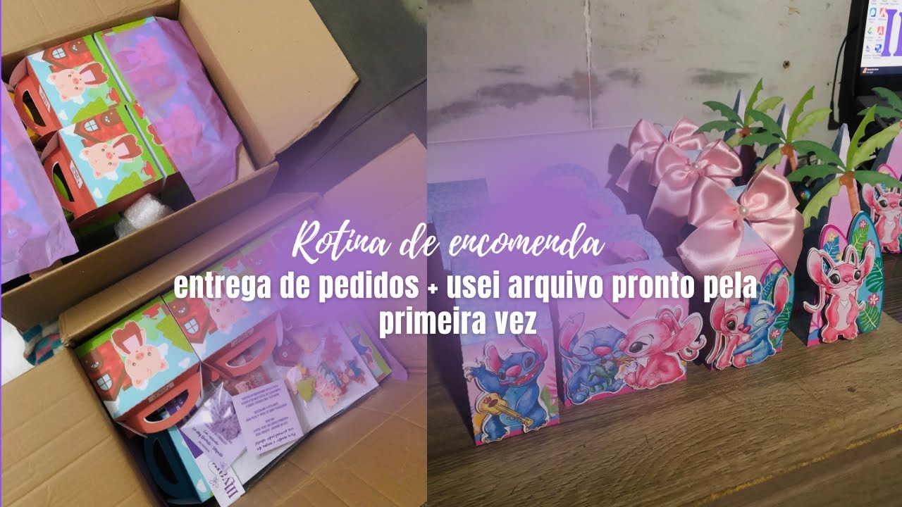 Entregando pedidos + testei arte pronta pela 1ª vez (não gostei 😬)