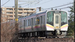 E129系B11+A14編成【4K】信越本線下り普通447M