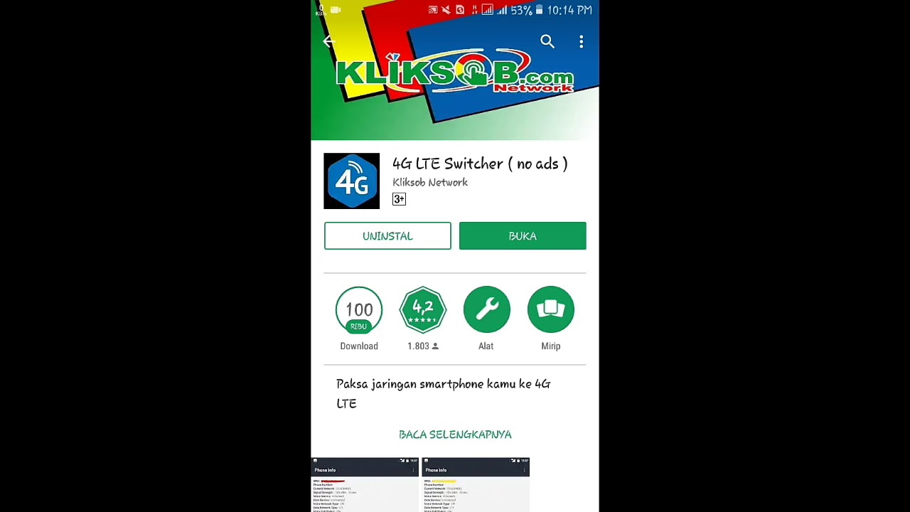 Cara lock 4g semua android 