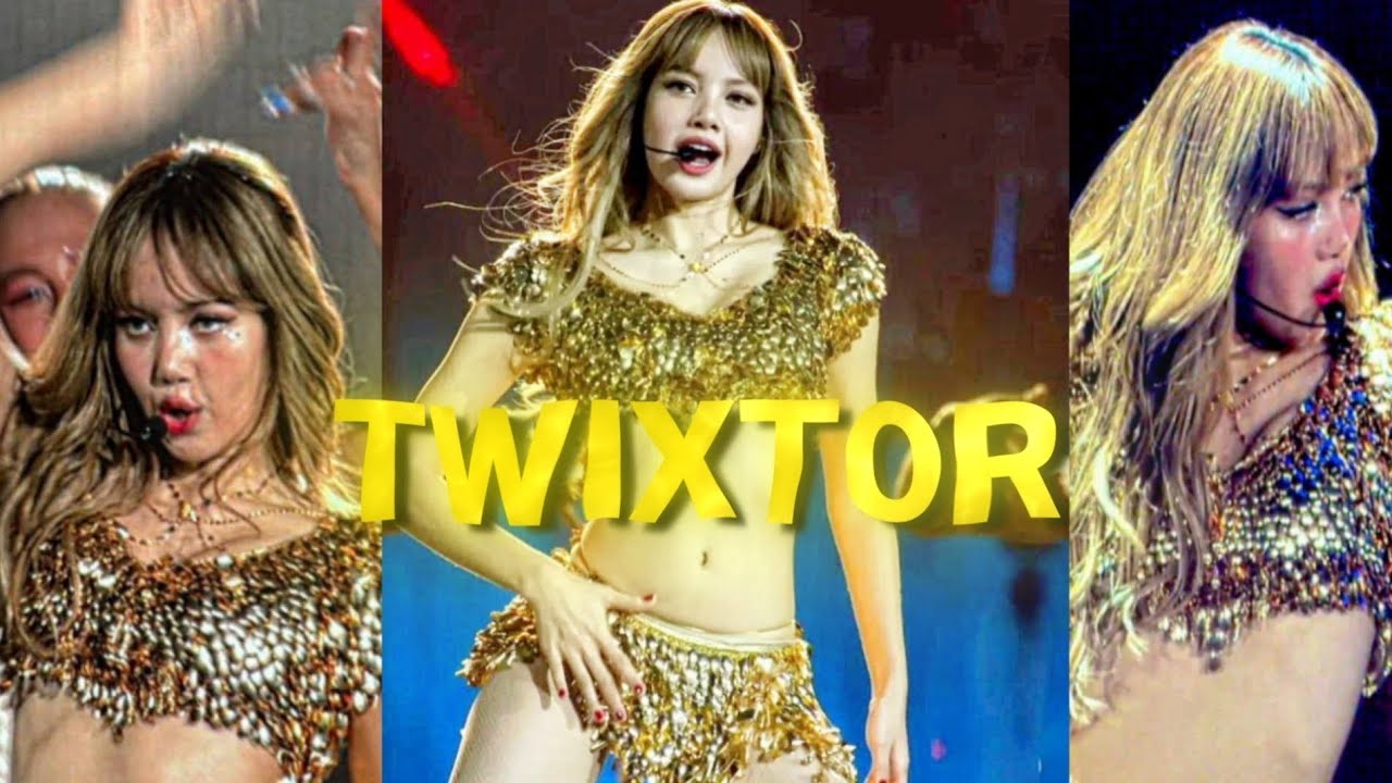 252410 LISA BLACKPINK CONCERT DEADLINE TOUR BANGKOK TWIXTOR 4K 