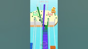 Bridge Race 3D game in MAX LEVEL ( Level - 166 ) #shorts #gaming #bridgerace