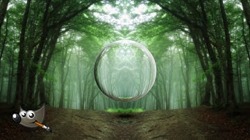 Glass Sphere Effect in GIMP