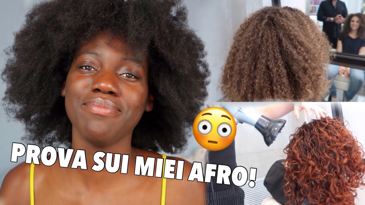 capelli afro dal parrucchiere
