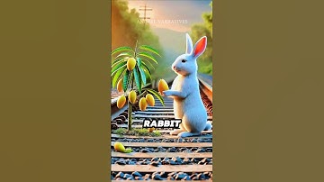 The Rabbit Mango Tree was crushed, but No One Cared 💔🐰🥭  #mango #rabbit #train #shorts #tree