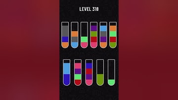 Water sort puzzle game Level 318