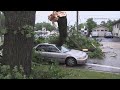 Video shows storm damage, smashed cars in Elgin