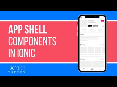Adding Shell Components to your Ionic App