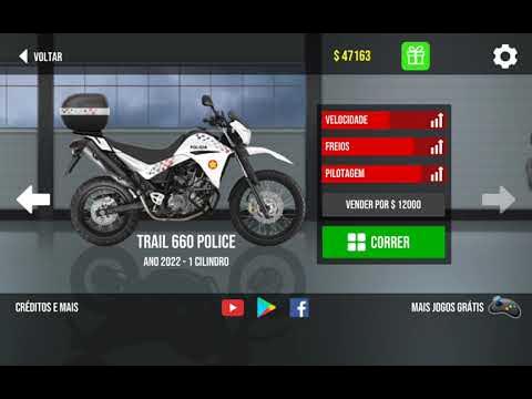 APRENDENDO a DAR GRAU! com CB 600 TRAFFIC MOTOS 2 JOGO DE ANDROID de MOTO!  ft.@super.john2023 