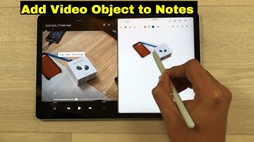 How to Add Object from Video to Samsung Notes - Tab S9 FE