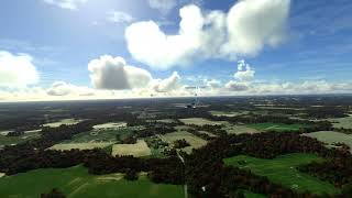 Low Level/Hi Speed Flight from Smithfield, North Carolina to Wilson, North Carolina, USA