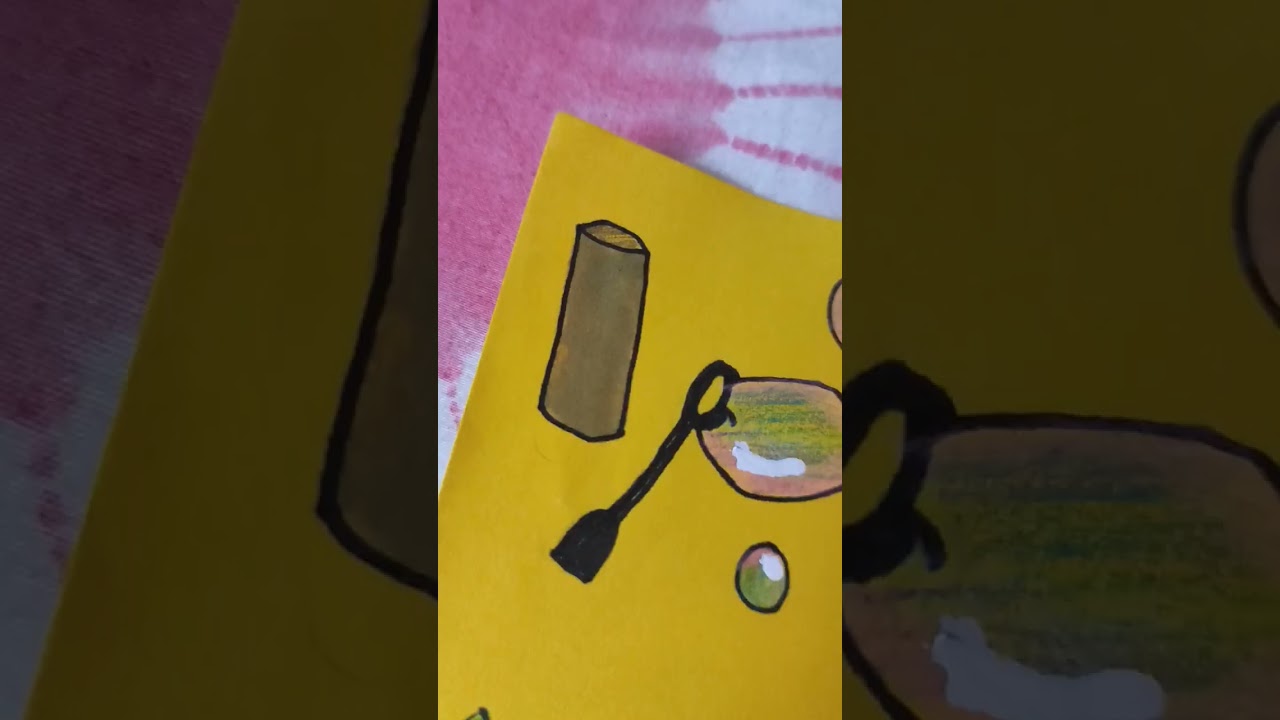 Realistic bubble design on chart paper | Border design ideas for A4 size paper | 