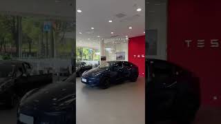 look at this mercedes drifting around tesla store 😭💀.. #car