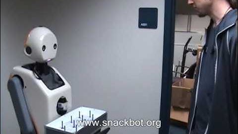 Snackbot Autonomous Navigation and Dialog