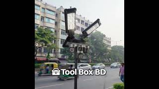 V380 Pro New 4G Solar street light with smart CCTV camera #toolboxbd #4gcamera #fishing