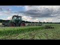 Laying down a buckwheat cover crop with a kelly model 3009