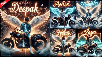 Create Viral 3D Ai Bike Name Photo Editing || Bing image creator tutorial FREE || Bing Ai