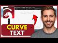 How to CURVE/BEND TEXT in Lightburn (EASY) 2026