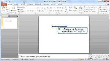 Comment insérer des formes avec PowerPoint 2010 ?
